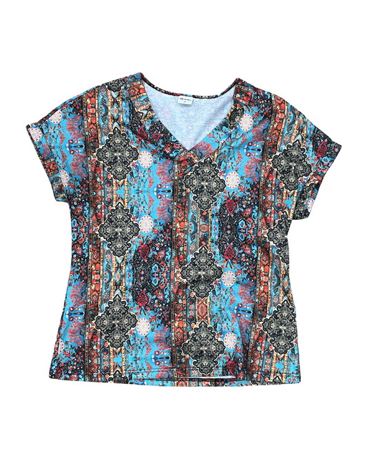 Top Ss By Clothes Mentor In Multi, Size:M