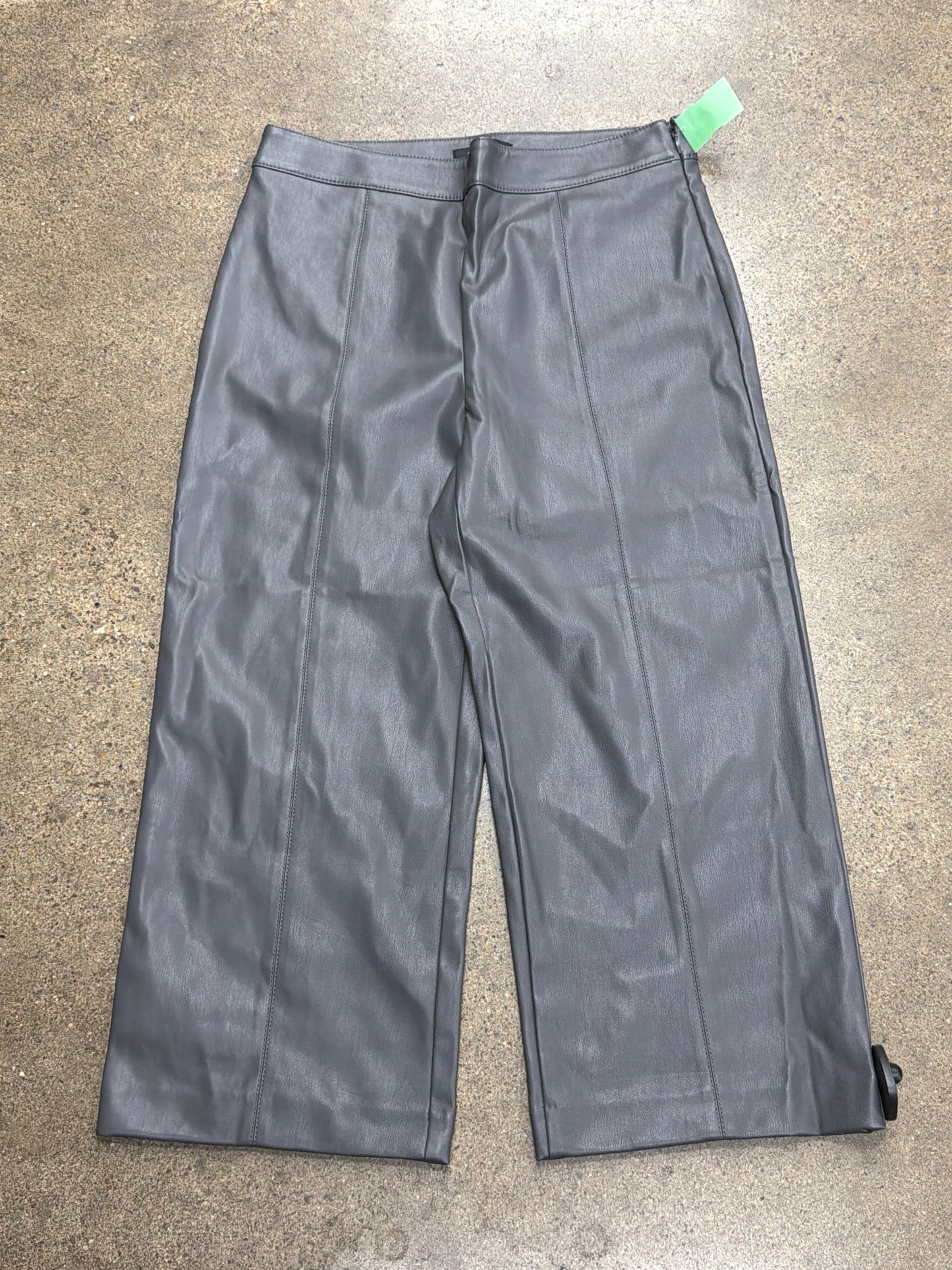 Pants Wide Leg By Ann Taylor In Grey, Size:10P