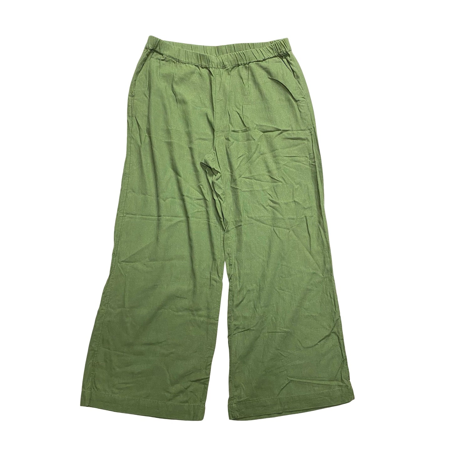 Pants Wide Leg By Caslon In Green, Size:Xl