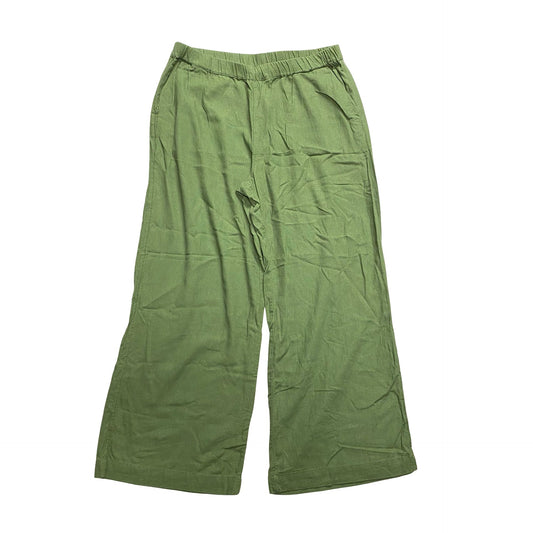 Pants Wide Leg By Caslon In Green, Size:Xl
