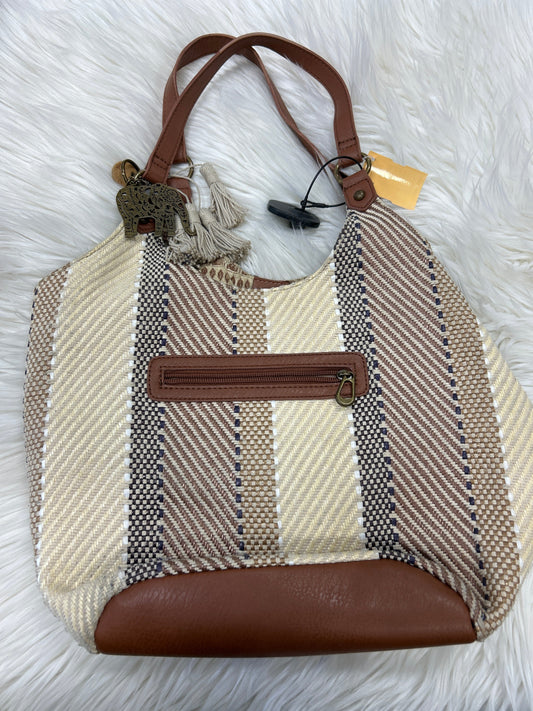Handbag By Sakroots In Tan, Size:Large