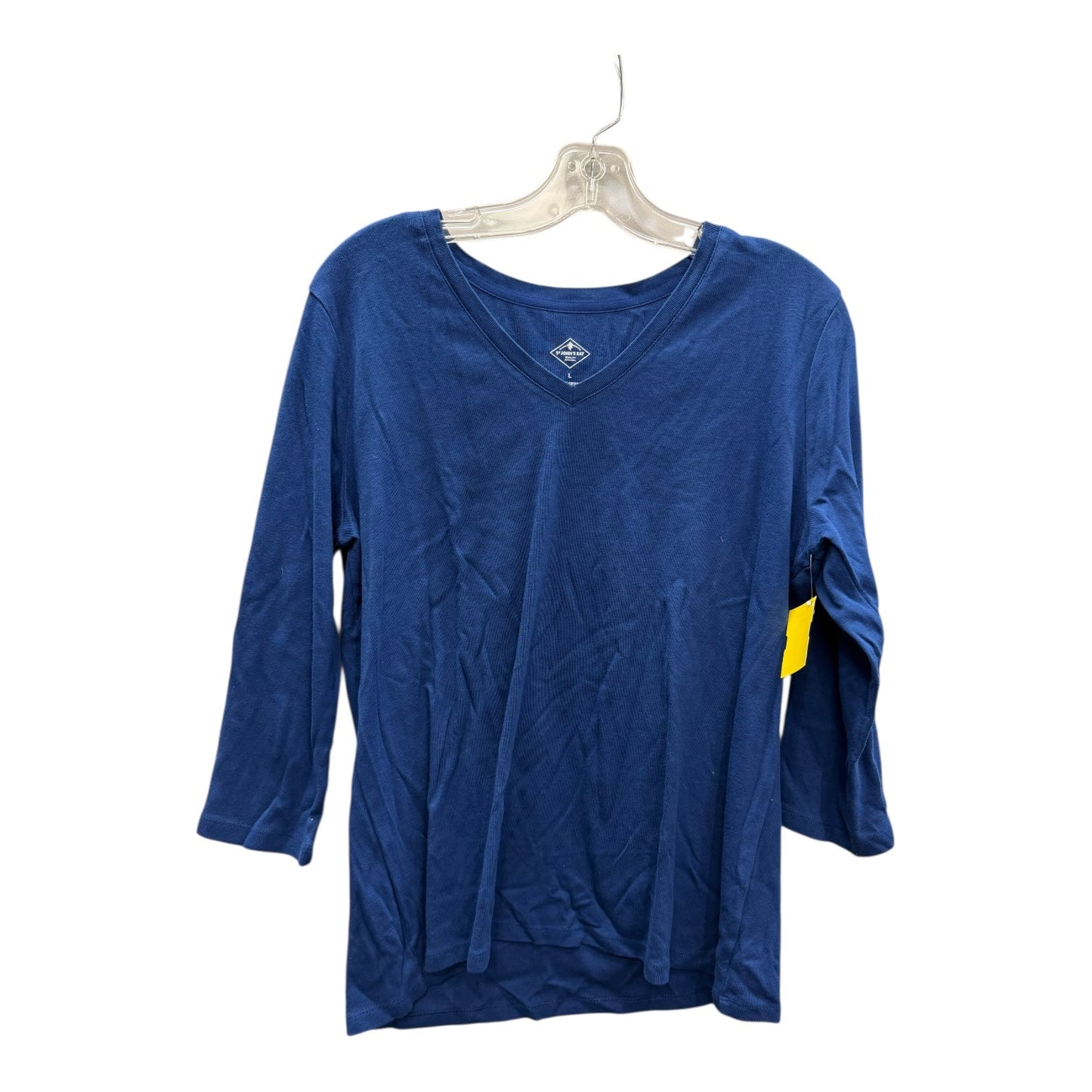 Top Ls Basic By St Johns Bay In Blue, Size:L