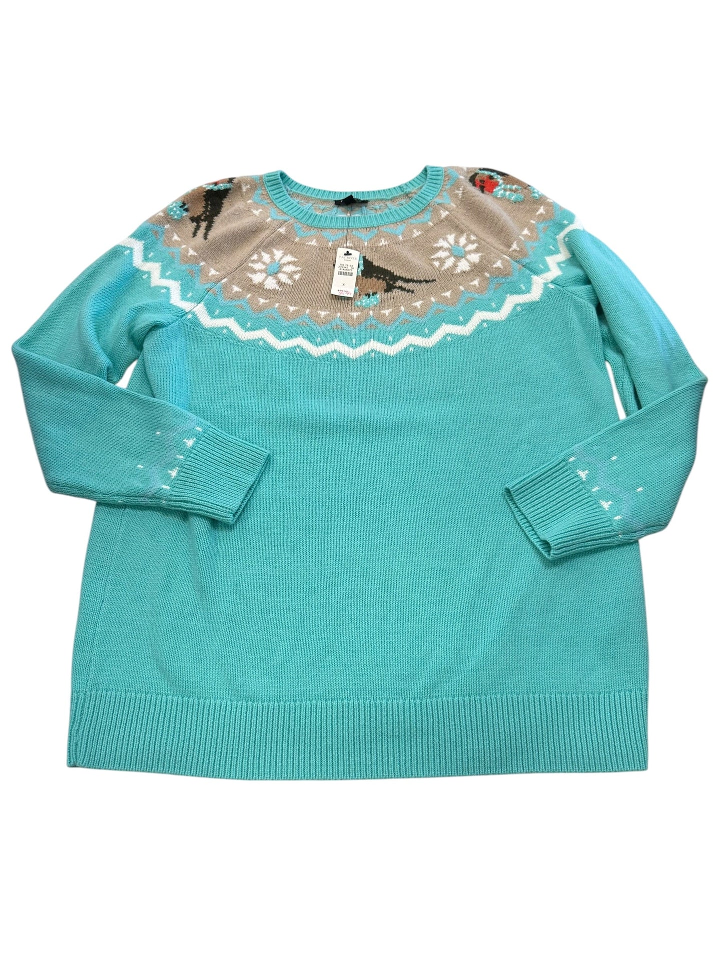 Sweater By Talbots In Teal, Size:Xl