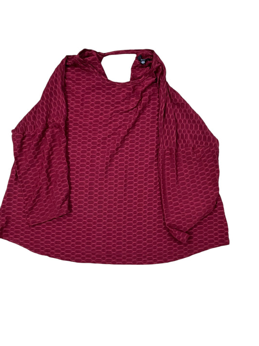 Top 3/4 Sleeve By Cocomo In Red, Size:2X
