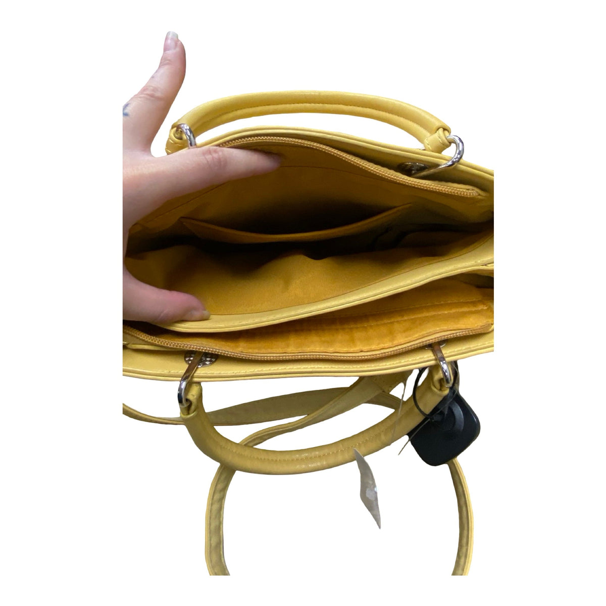 Handbag By Cmc In Yellow, Size:Medium
