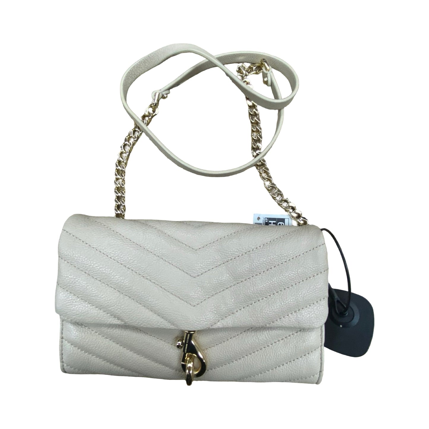 Handbag Designer By Rebecca Minkoff In Beige, Size:Small