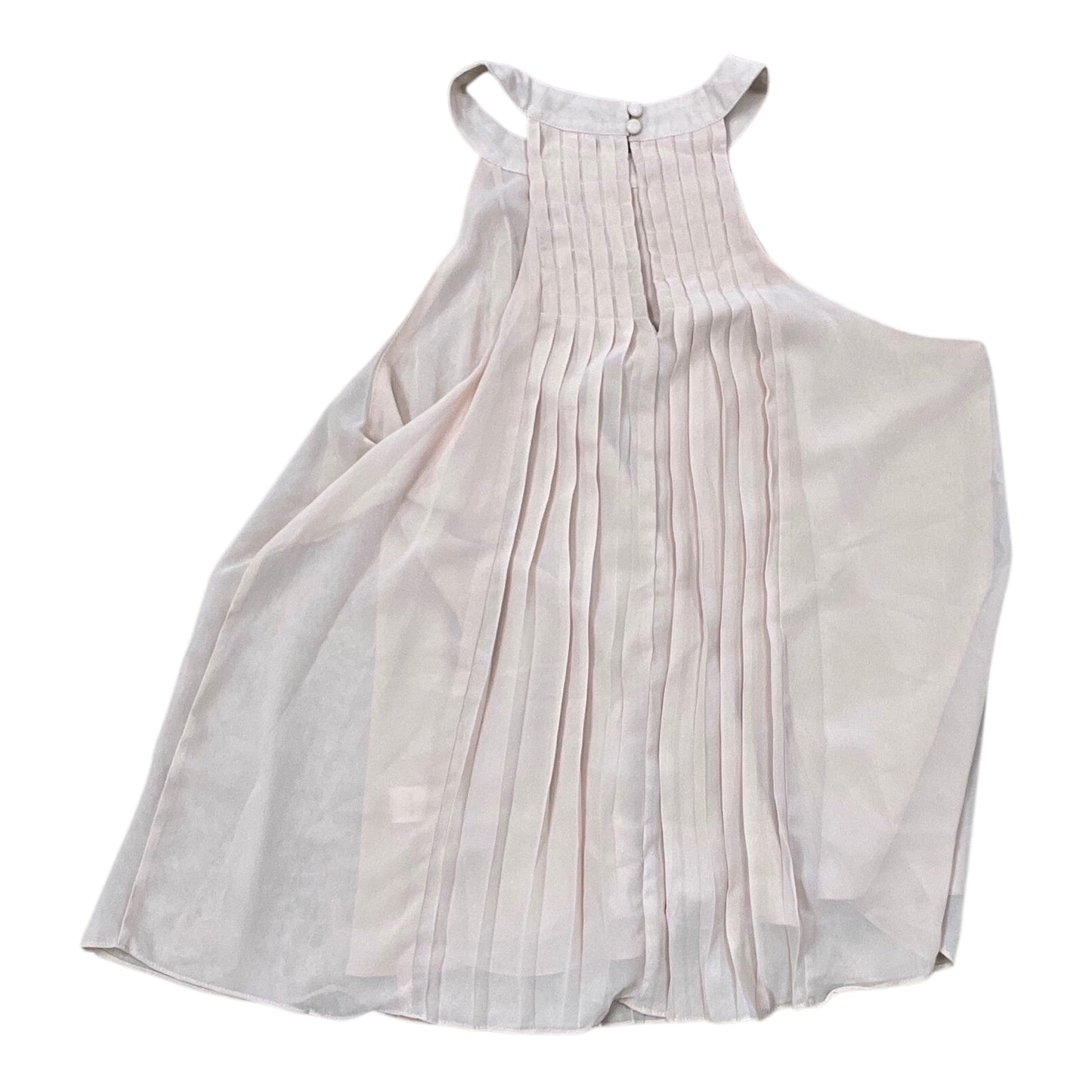 Top Sleeveless By Doe & Rae In Peach, Size:L