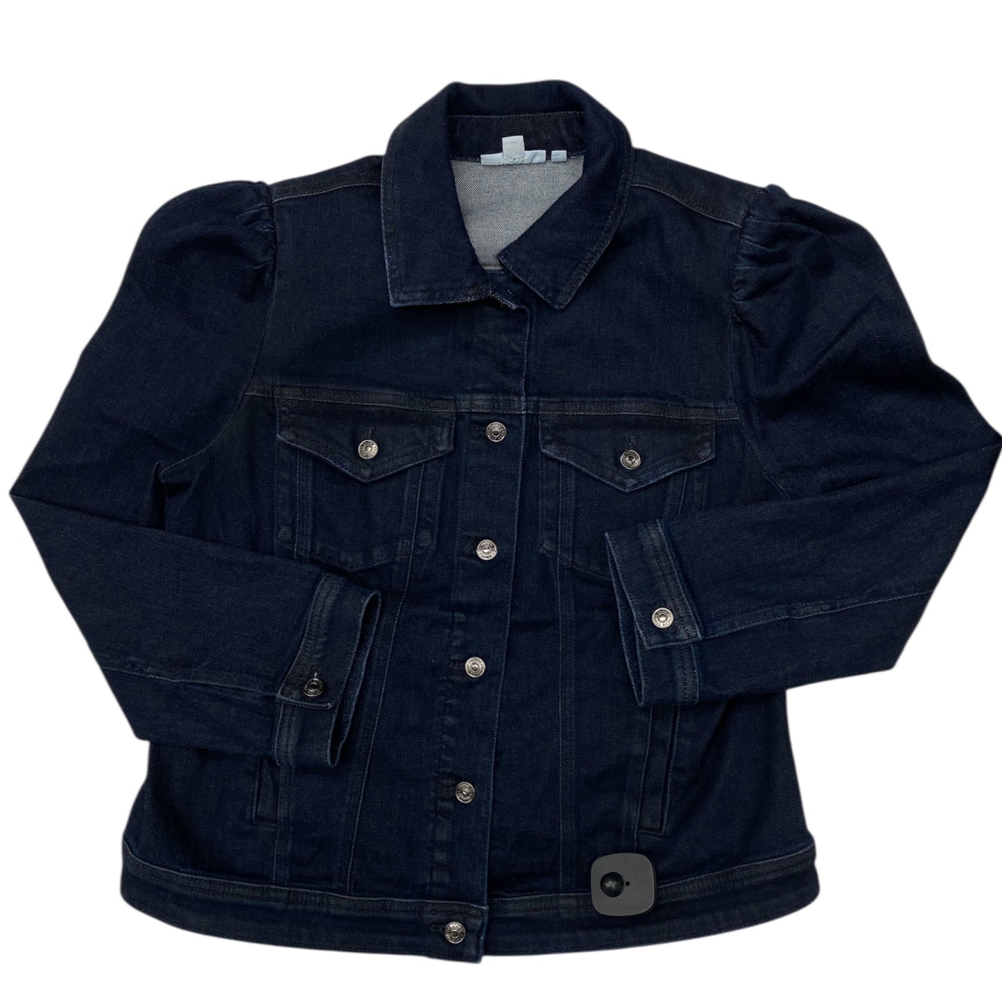 Blazer By Chicos In Blue Denim, Size:M