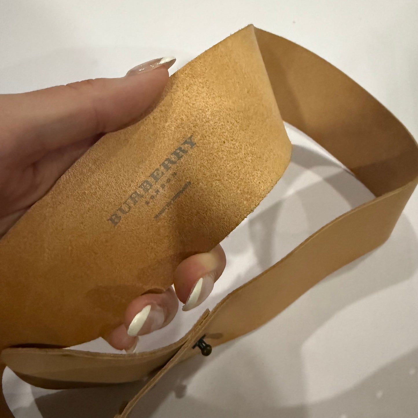 Belt  Luxury Designer By Burberry, Size: Medium