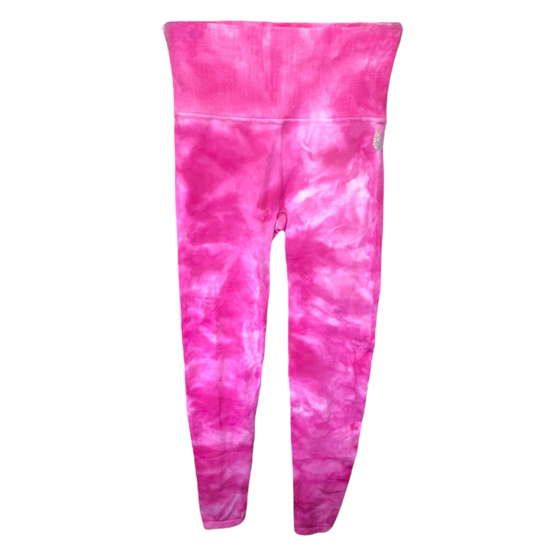 Good Karma Tie Dye Legging in Vivacious Violet Free People, Size Xs