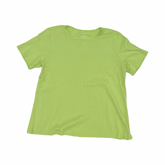 Top Ss Basic By Christopher And Banks In Green, Size:Xl