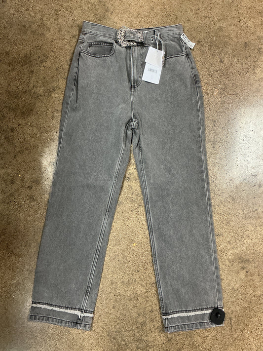 Jeans Straight By Clothes Mentor In Grey Denim, Size:6