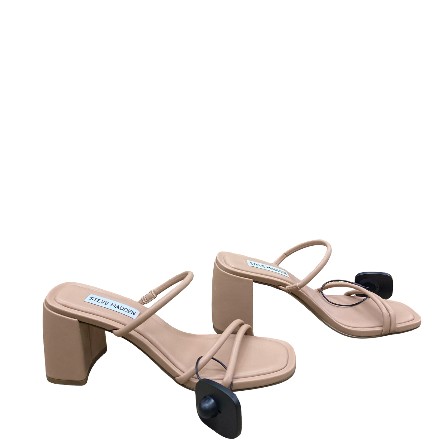 Shoes Heels Block By Steve Madden In Tan, Size:7.5