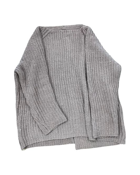 Sweater Cardigan By Pol In Taupe, Size:M
