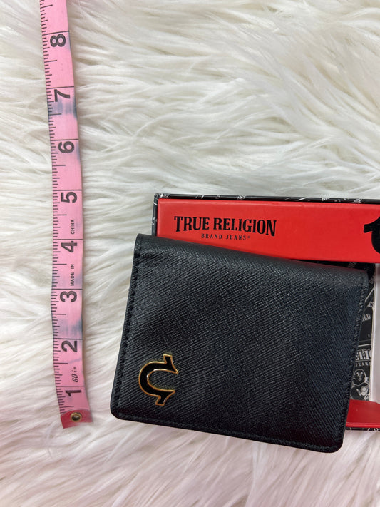 Wallet By True Religion In Black, Size:Small