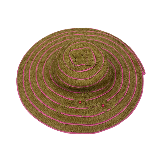 Hat Sun By Cynthia Rowley In Brown & Pink