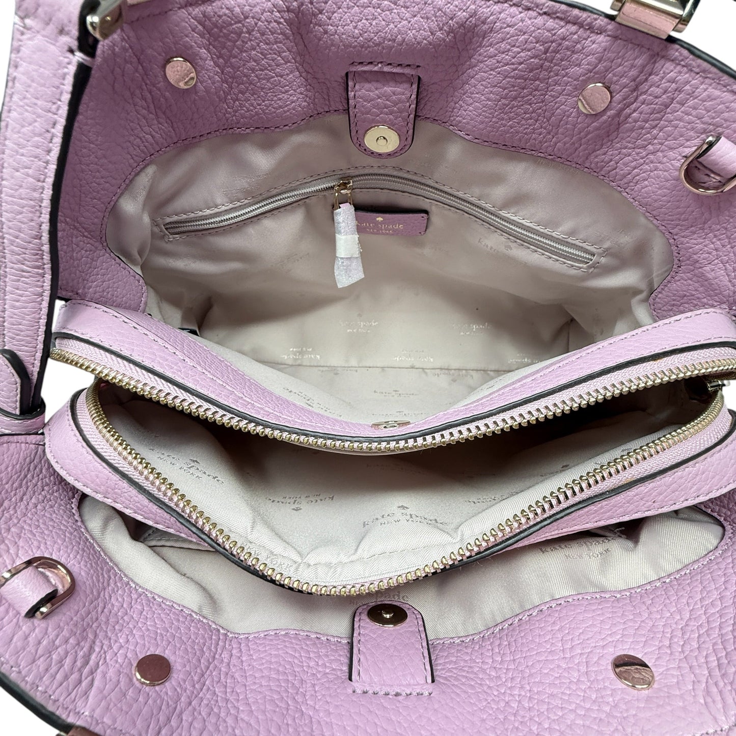 Leila Medium Triple Compartment Satchel Designer By Kate Spade, Size: Medium