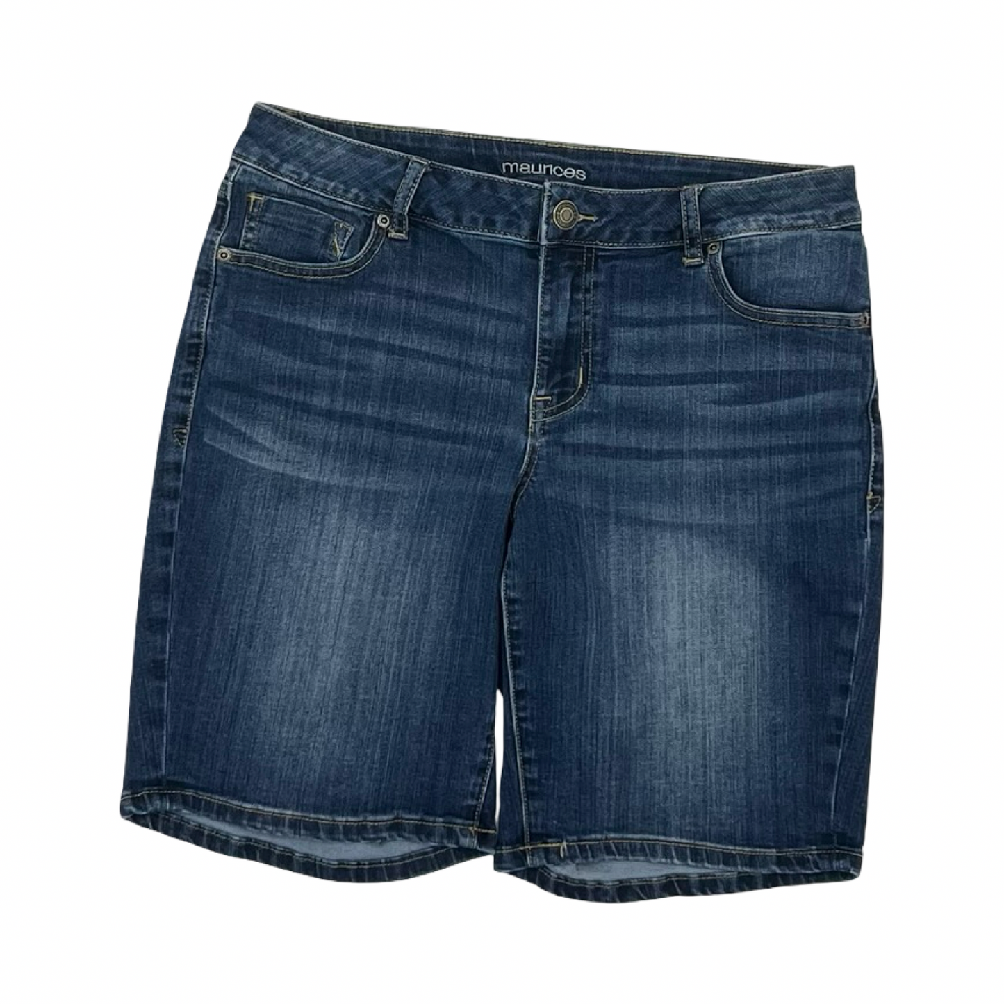 Shorts By Maurices In Blue Denim, Size:12