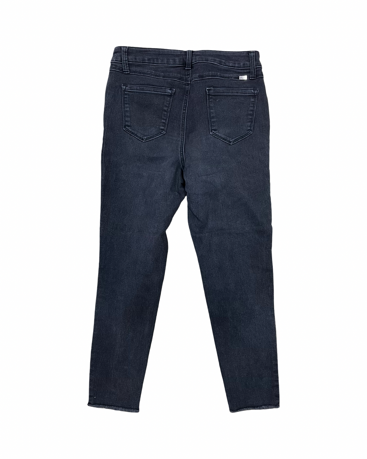 Jeans Skinny By Clothes Mentor In Black Denim, Size:10