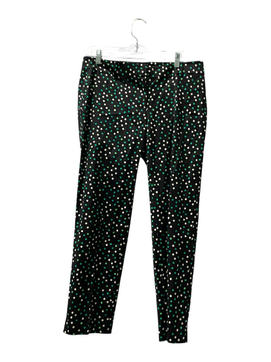 Pants Dress By Ann Taylor In Black & Green, Size:6
