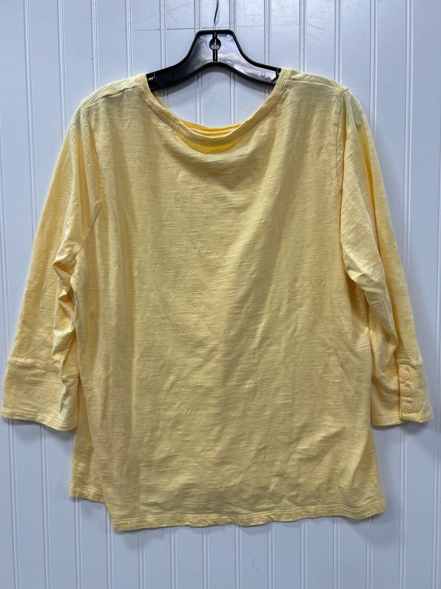 Top Ls By Chicos In Yellow, Size:Xl
