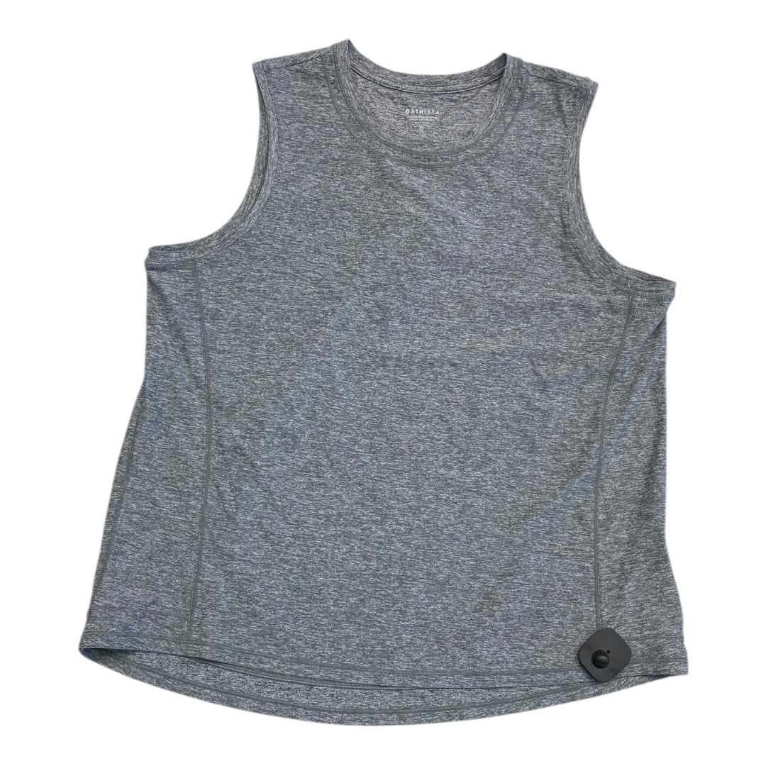 Athletic Tank Top By Athleta In Grey, Size:Xl