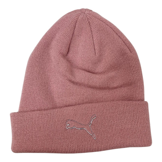 Hat Beanie By Puma In Pink & Silver