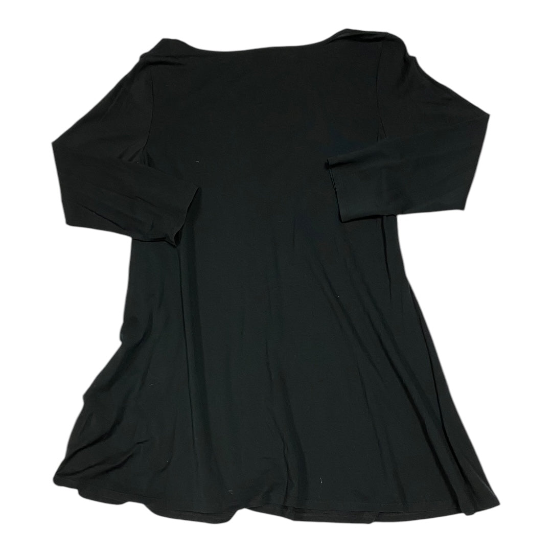 Top Ls Designer By Eileen Fisher In Black, Size:S