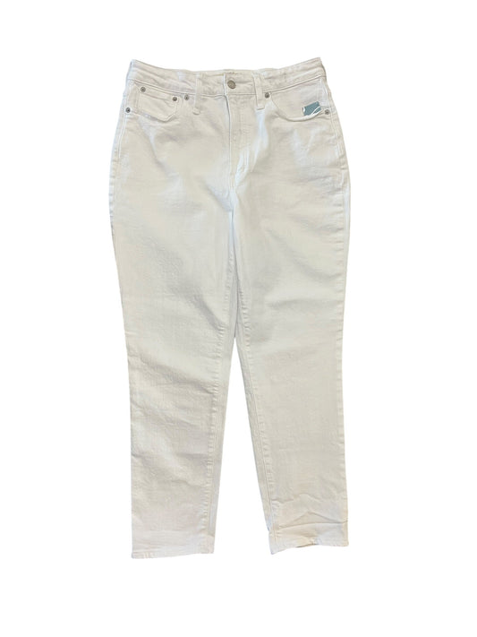 Jeans Straight By Madewell In White Denim, Size:10