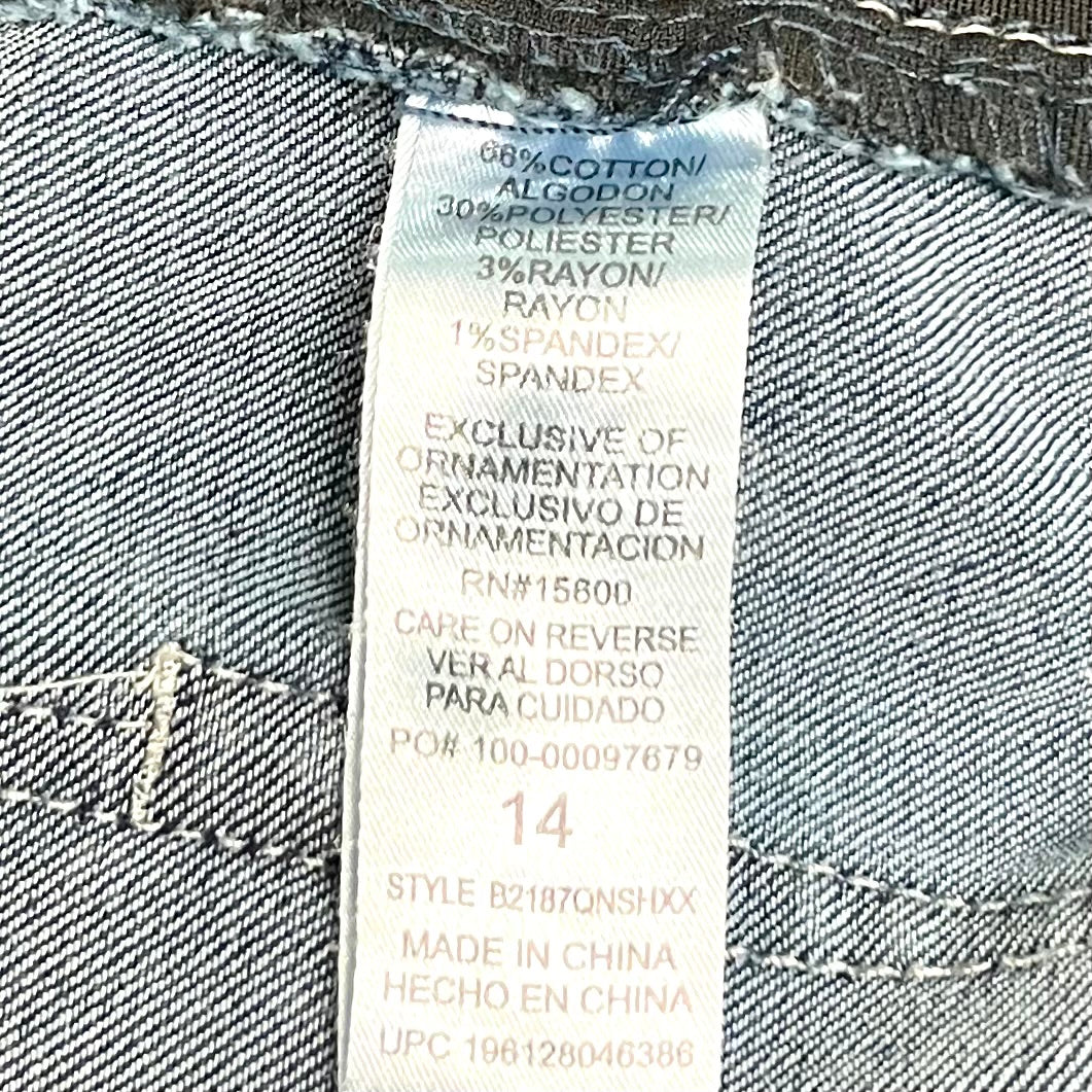 Jeans Skinny By Democracy In Blue Denim, Size: 14