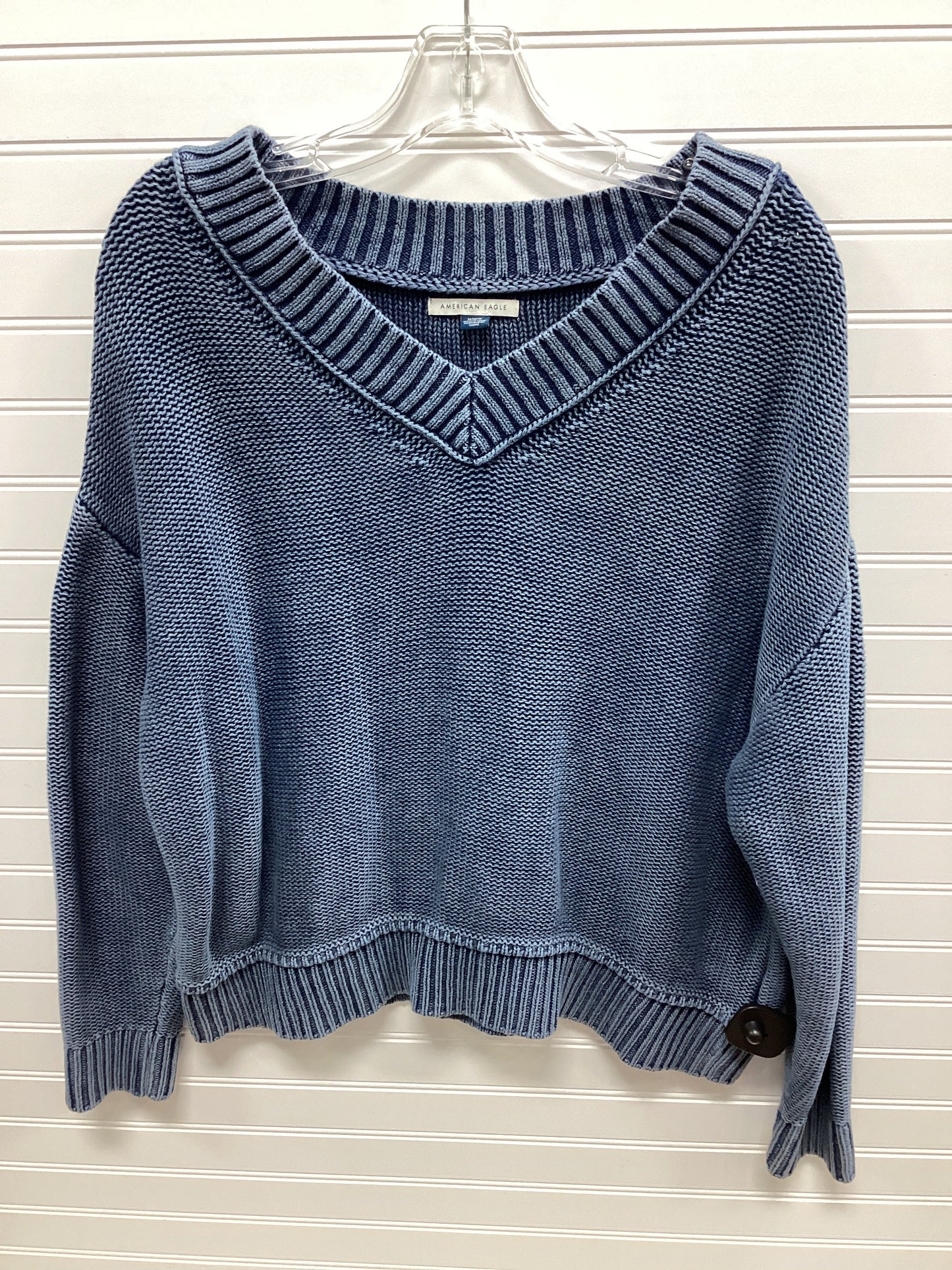Sweater By American Eagle In Blue, Size:M