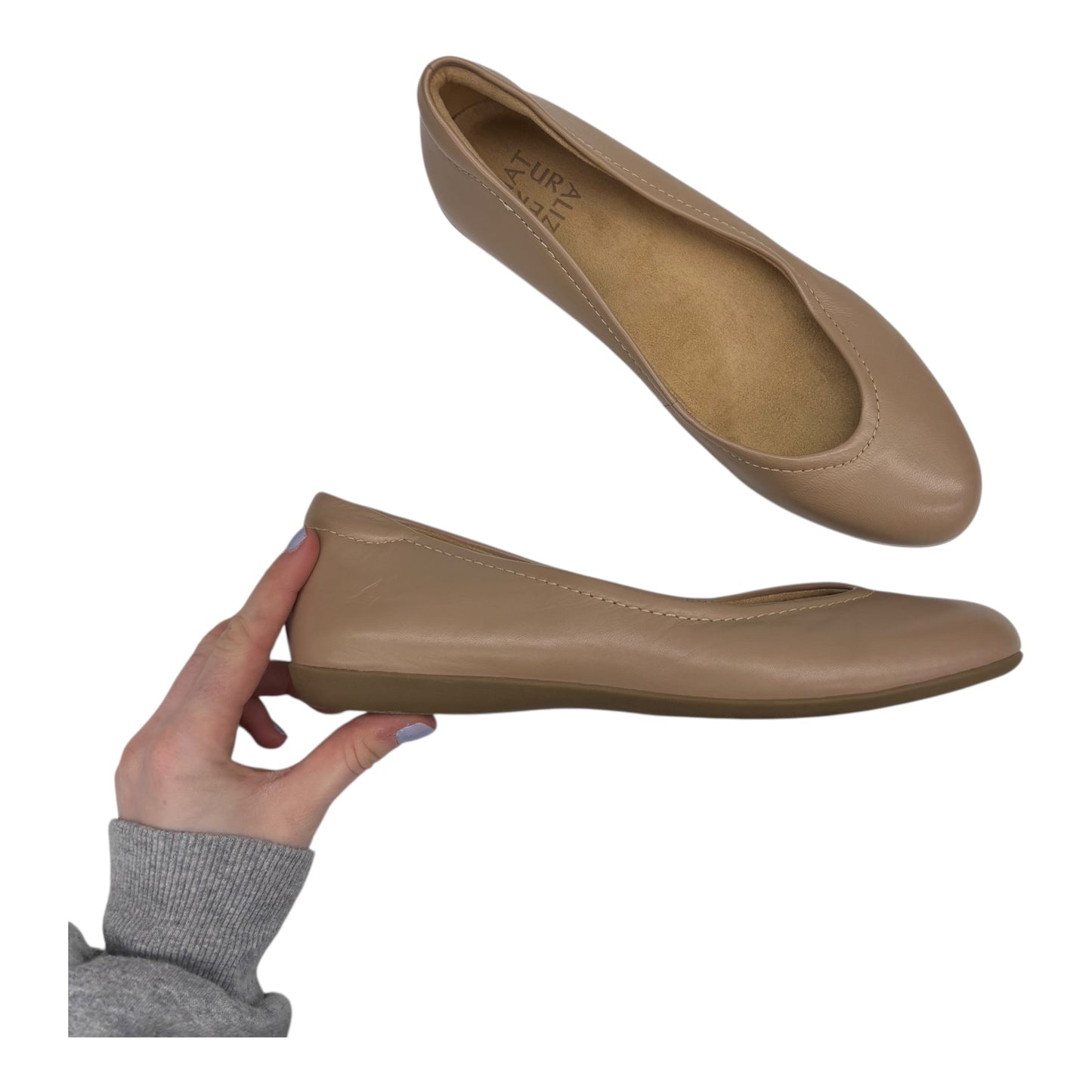 Shoes Flats By Naturalizer In Tan, Size:8.5