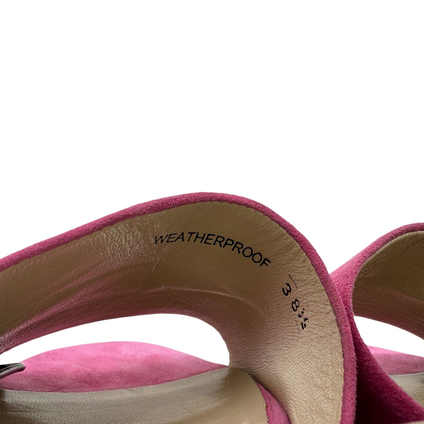Sandals Heels Block By Ron White In Pink, Size: 8.5