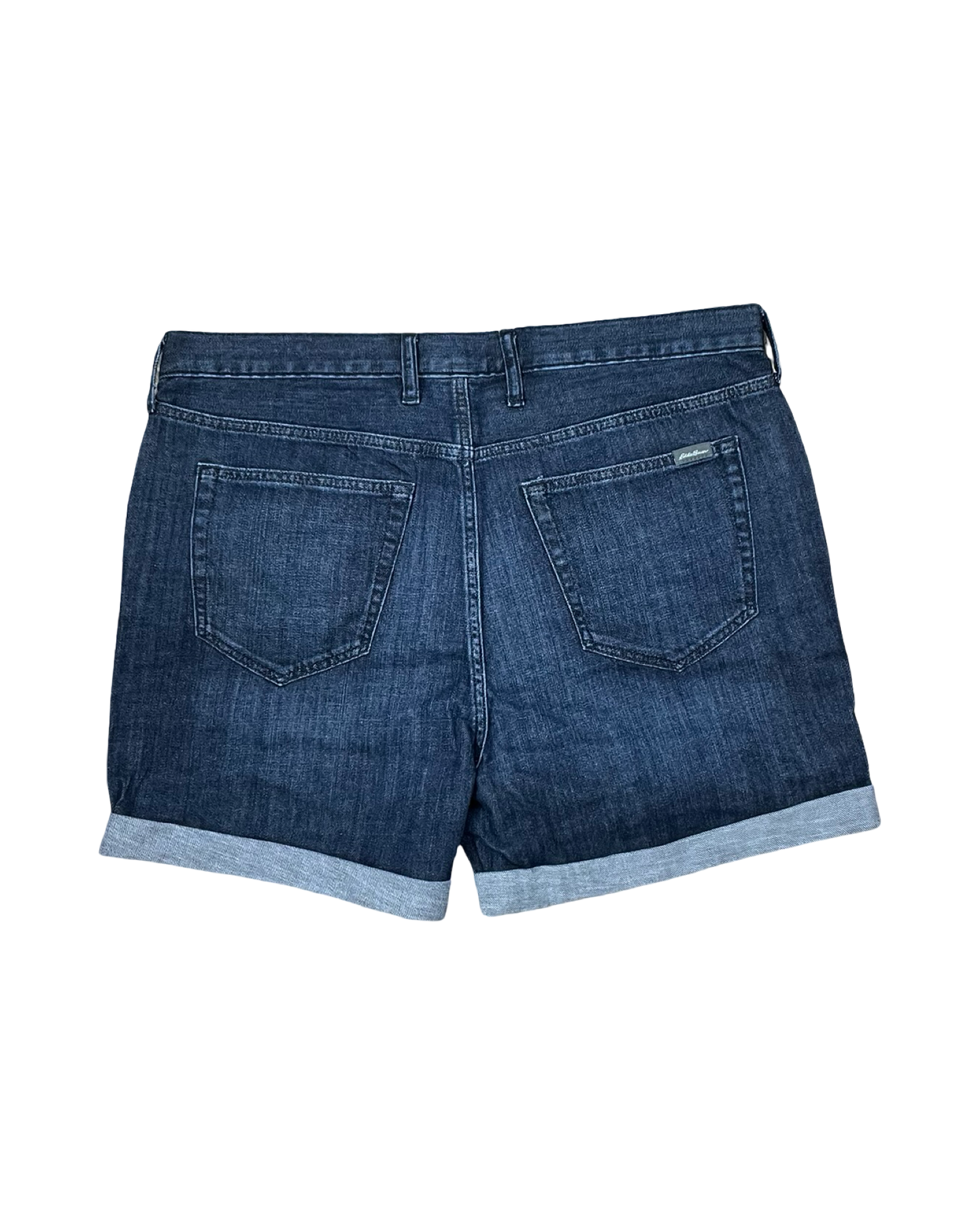 Shorts By Eddie Bauer In Blue Denim, Size:14