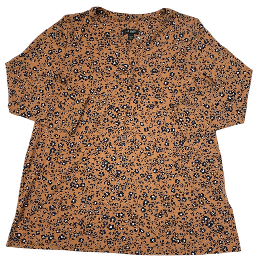Top Ls By J. Jill In Floral Print, Size:Xs