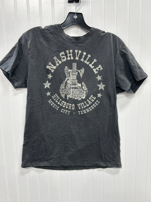Top Ss By Clothes Mentor In Grey, Size:S