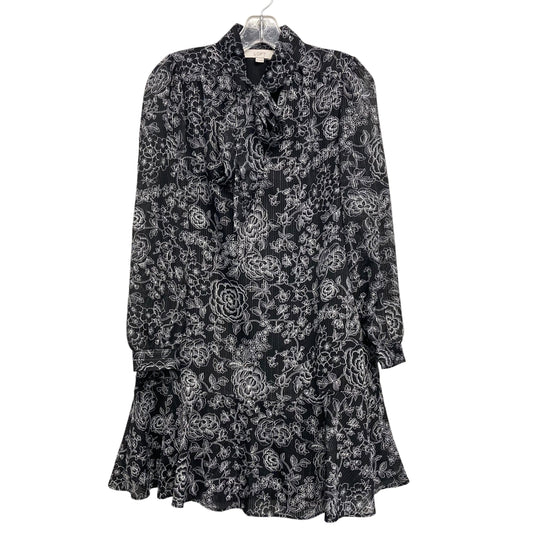 Dress Work By Loft In Black & White, Size:Xs