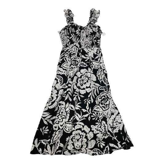 Dress Casual Maxi By Maurices In Black & White, Size:S
