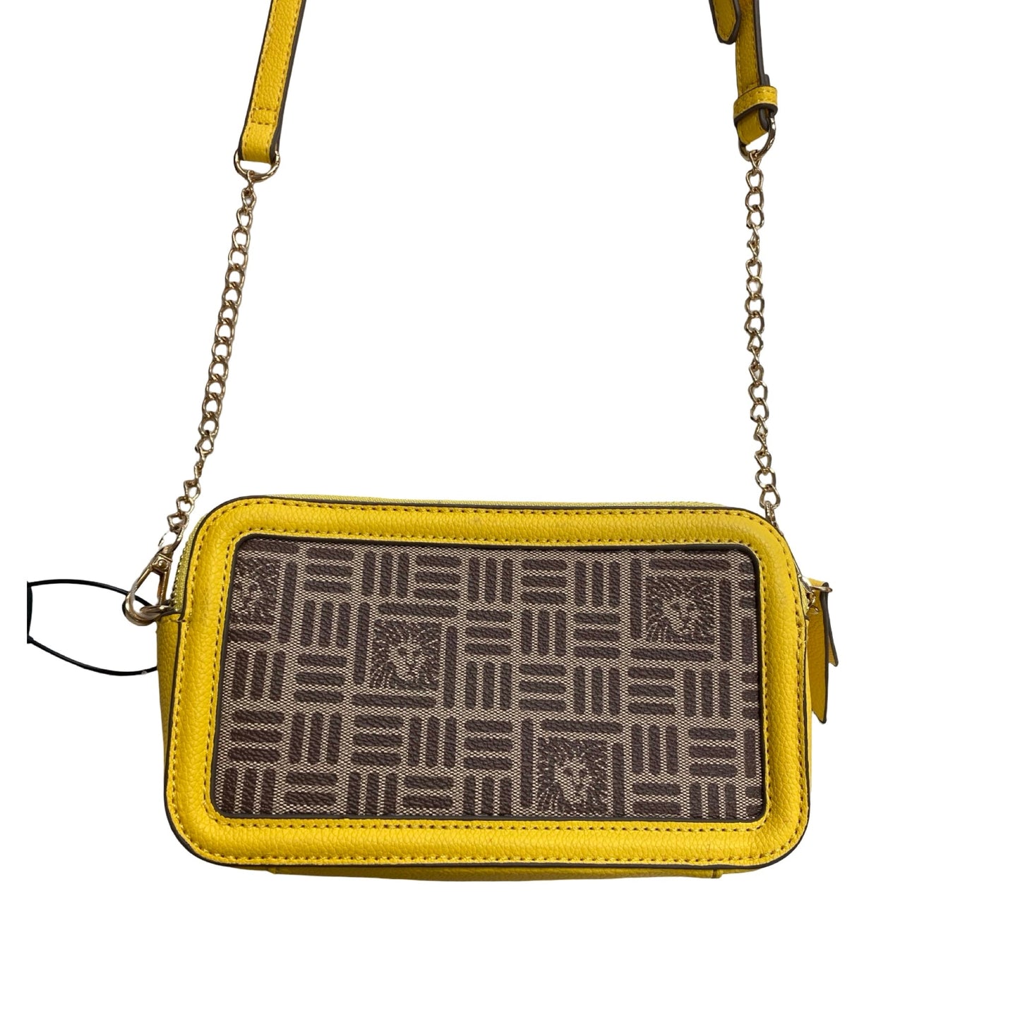 Handbag By Anne Klein In Yellow, Size:Small