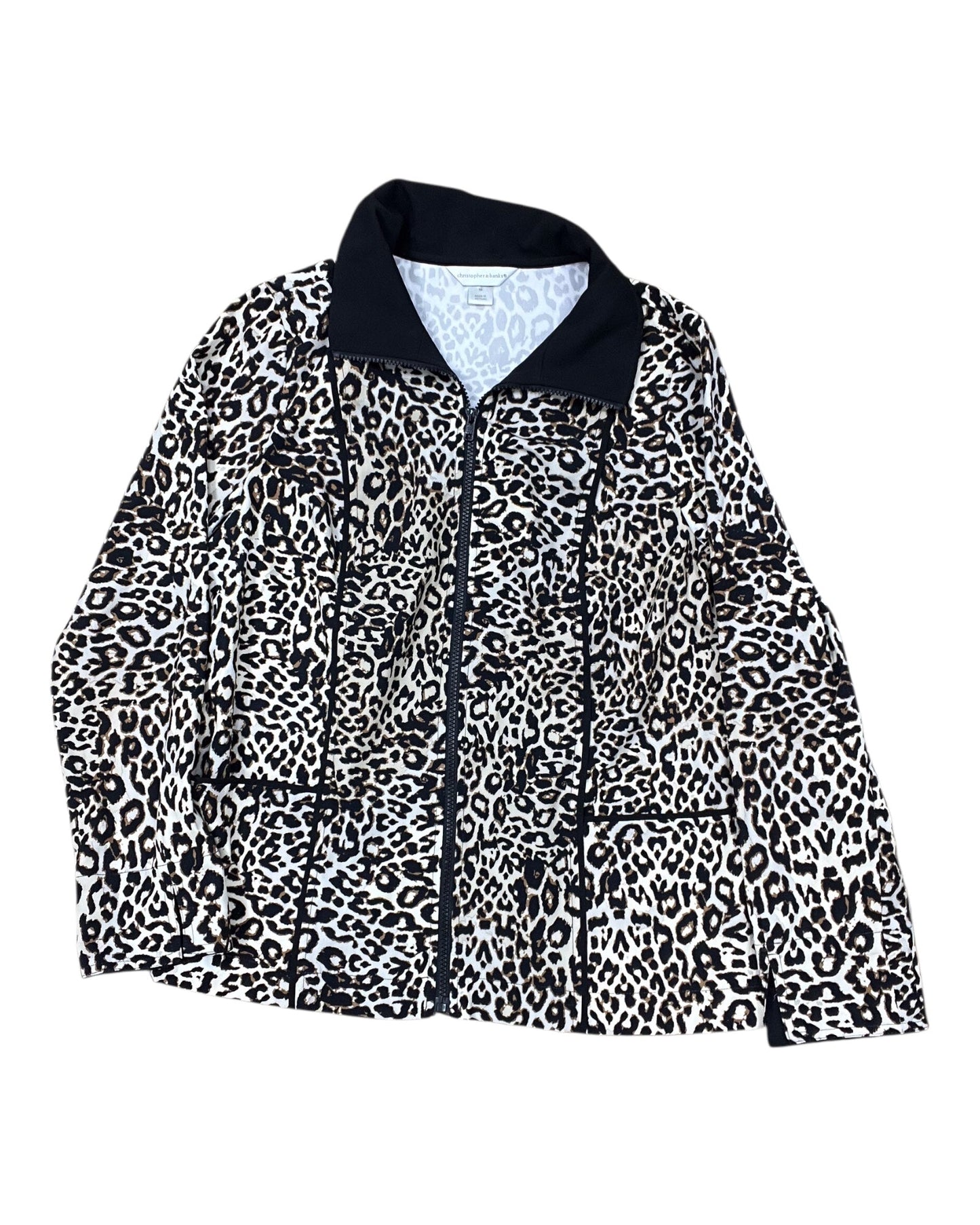 Jacket Other By Christopher And Banks In Animal Print, Size:M
