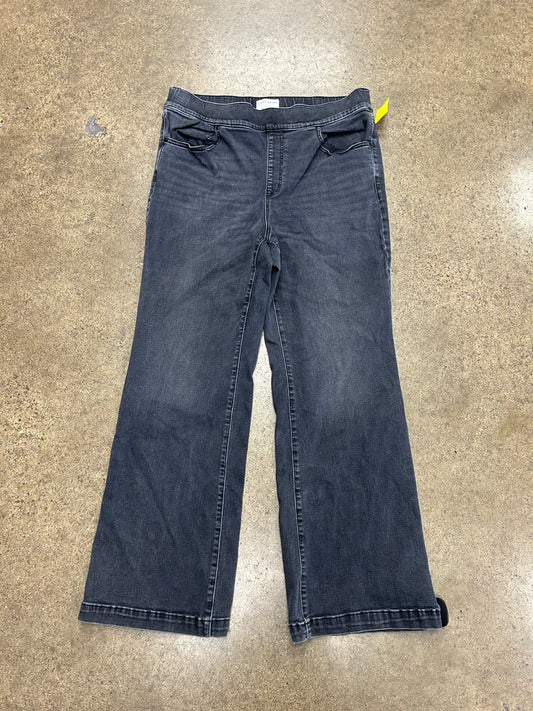 Jeans Boot Cut By Lane Bryant In Grey Denim, Size:16