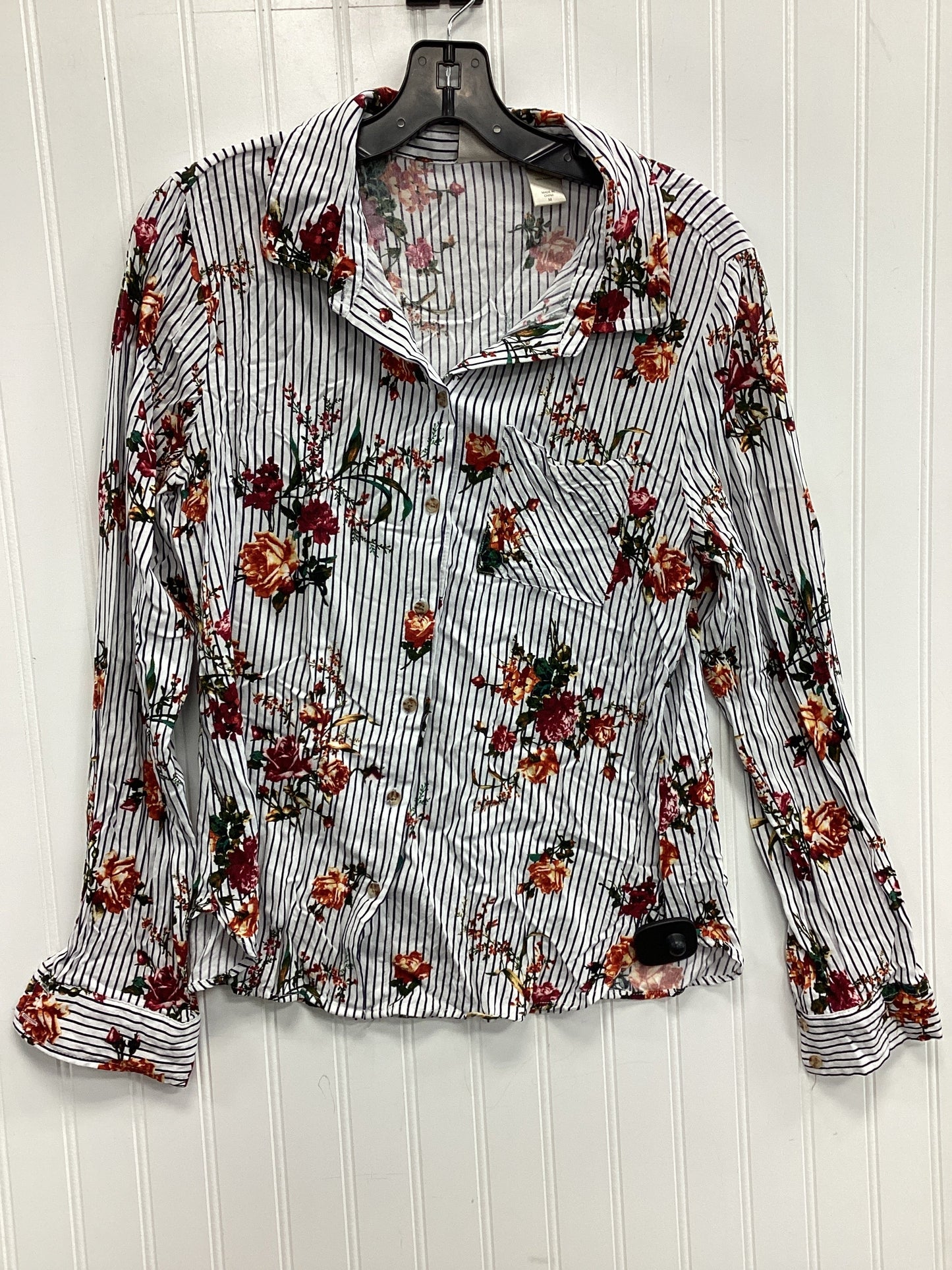 Top Ls By Daytrip In Floral Print, Size:M