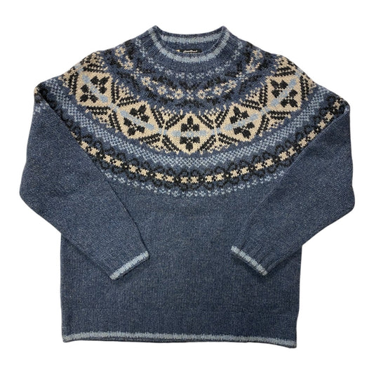Sweater By Eddie Bauer In Blue, Size:M