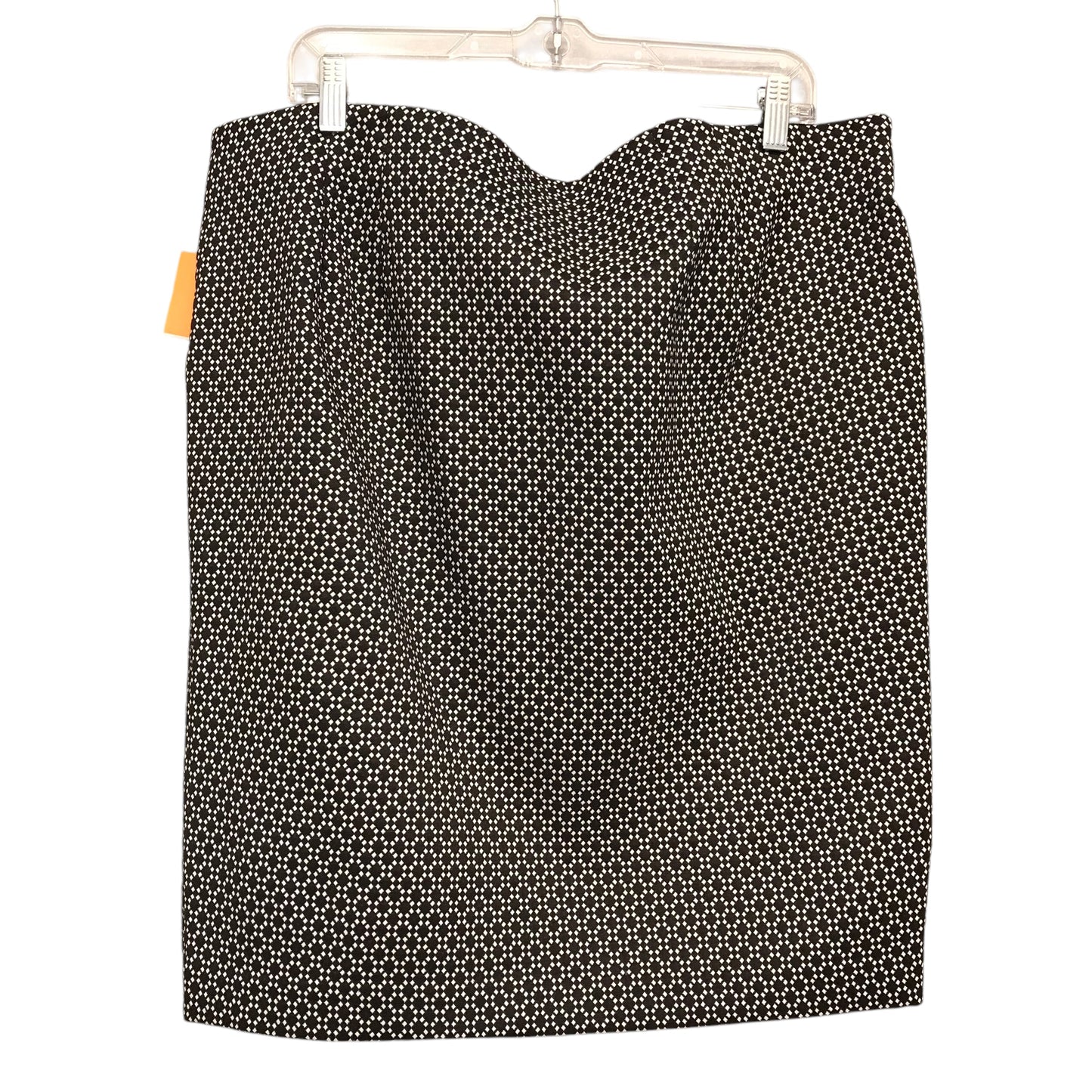 SKIRT MINI & SHORT by ELLE In BLACK & WHITE, Size: 18