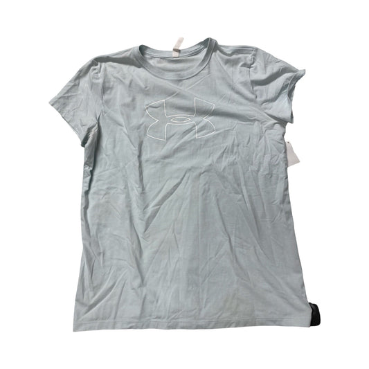 Athletic Top Ss By Under Armour In Blue, Size:L