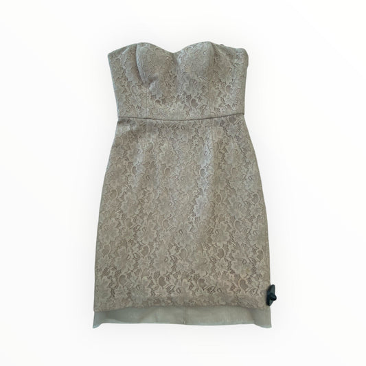 Dress Casual Short By Bcbgmaxazria In Tan, Size:6