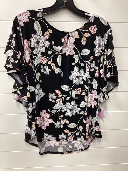 Top Ss By Liz Claiborne In Black, Size:Xxl