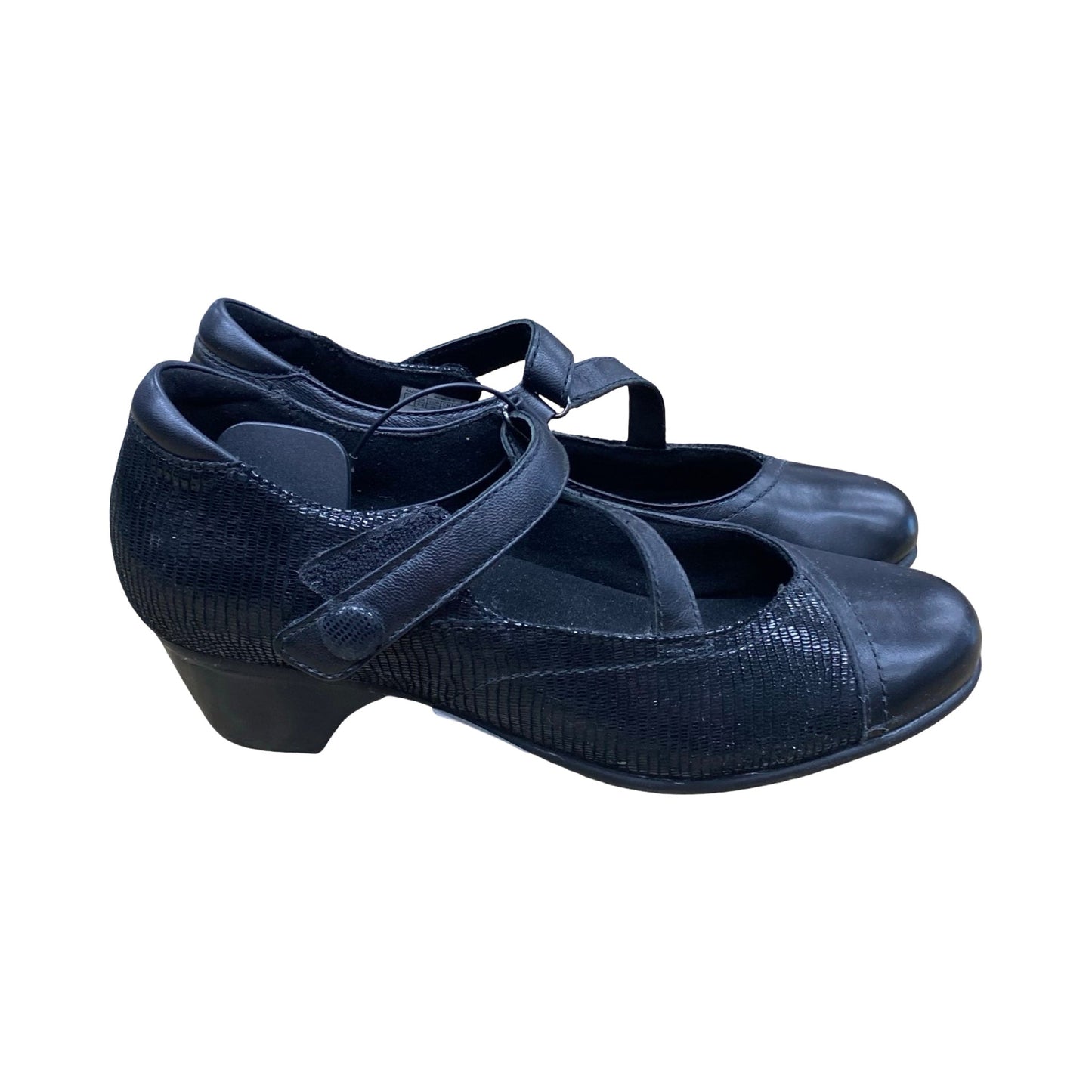 Shoes Heels Block By Cmc In Black, Size:8