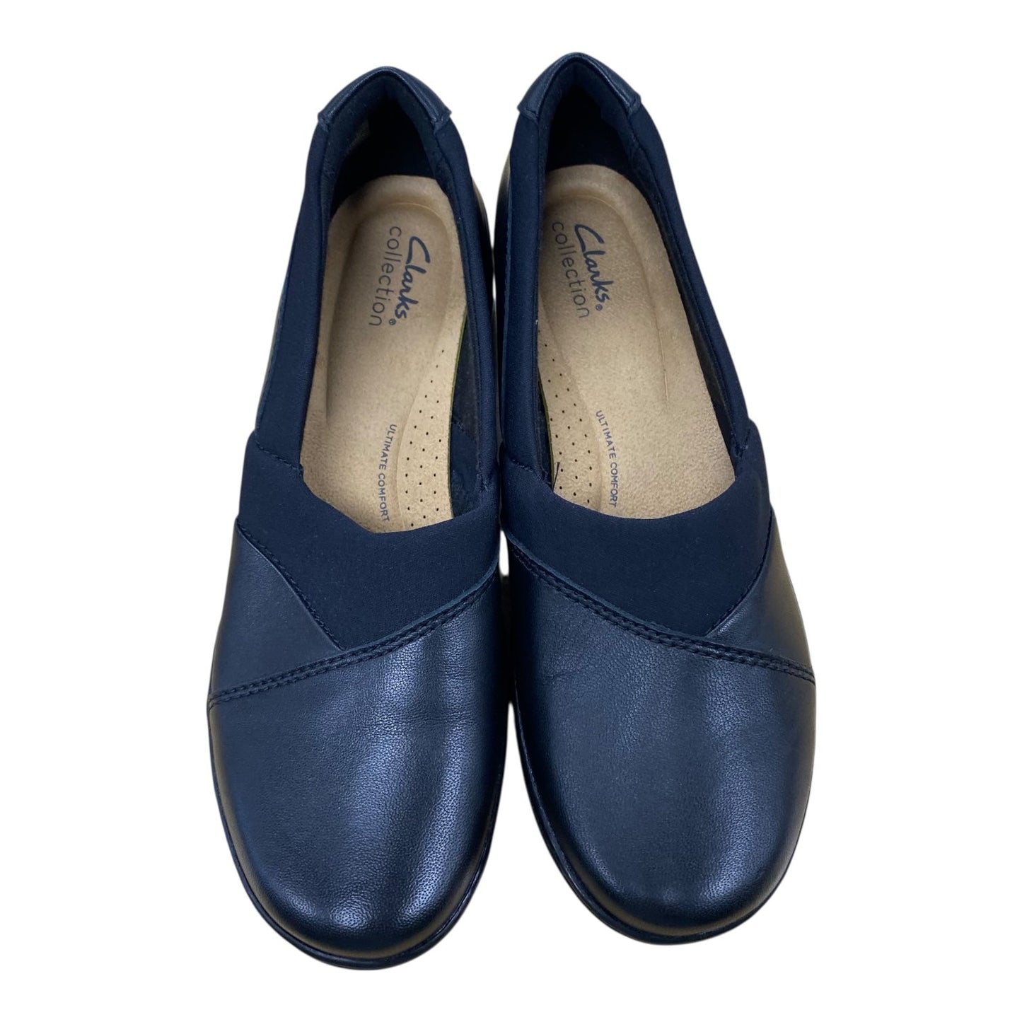 Shoes Flats By Clarks In Black, Size:9