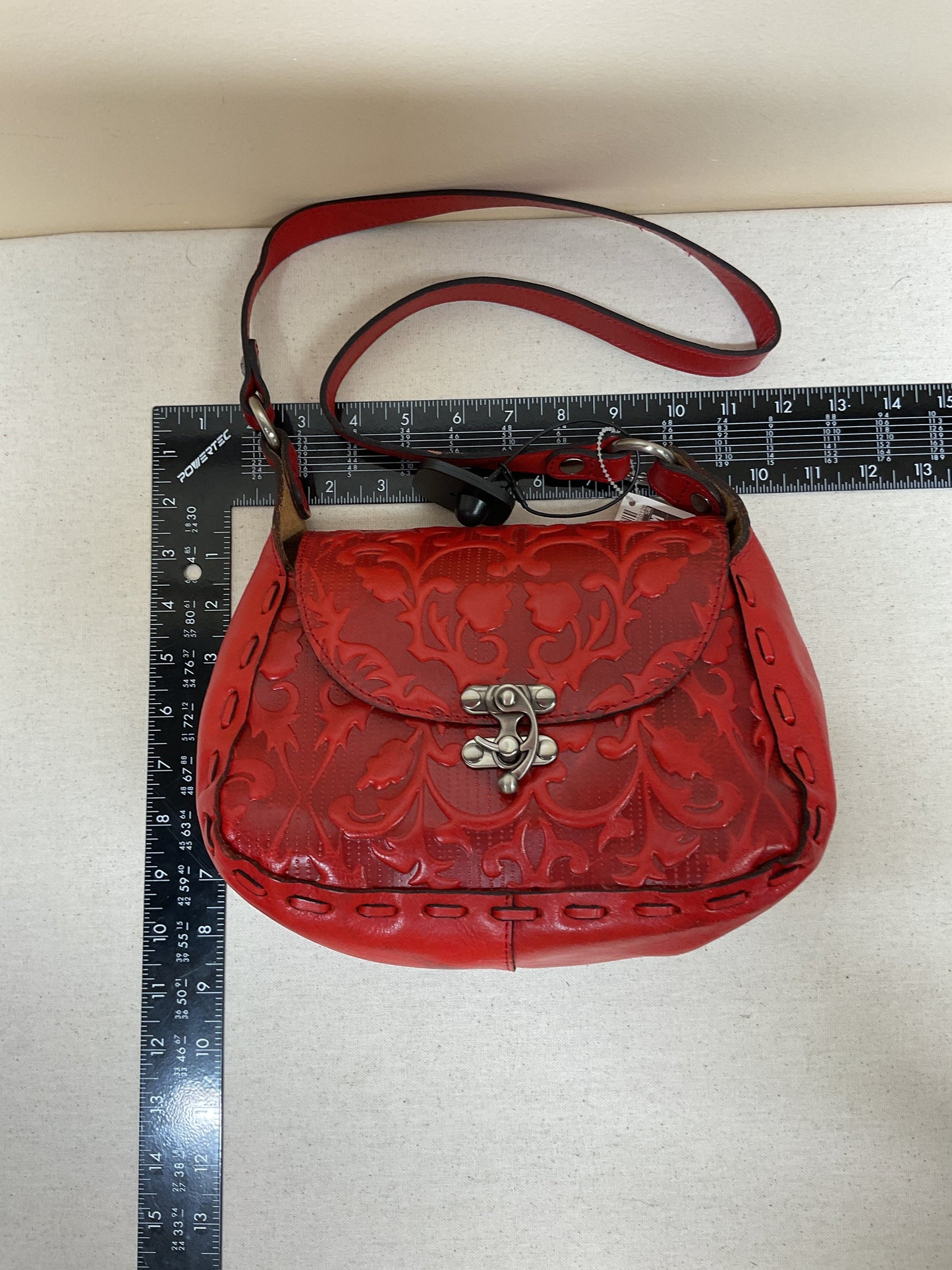 Crossbody Designer By Patricia Nash In Red, Size:Small